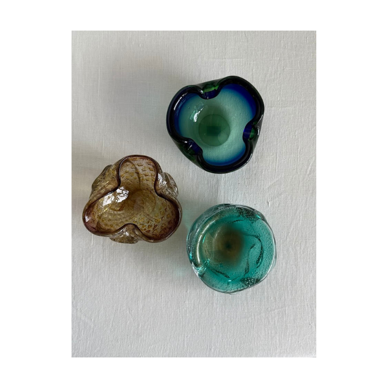 Small Murano Blue/Green Bowl