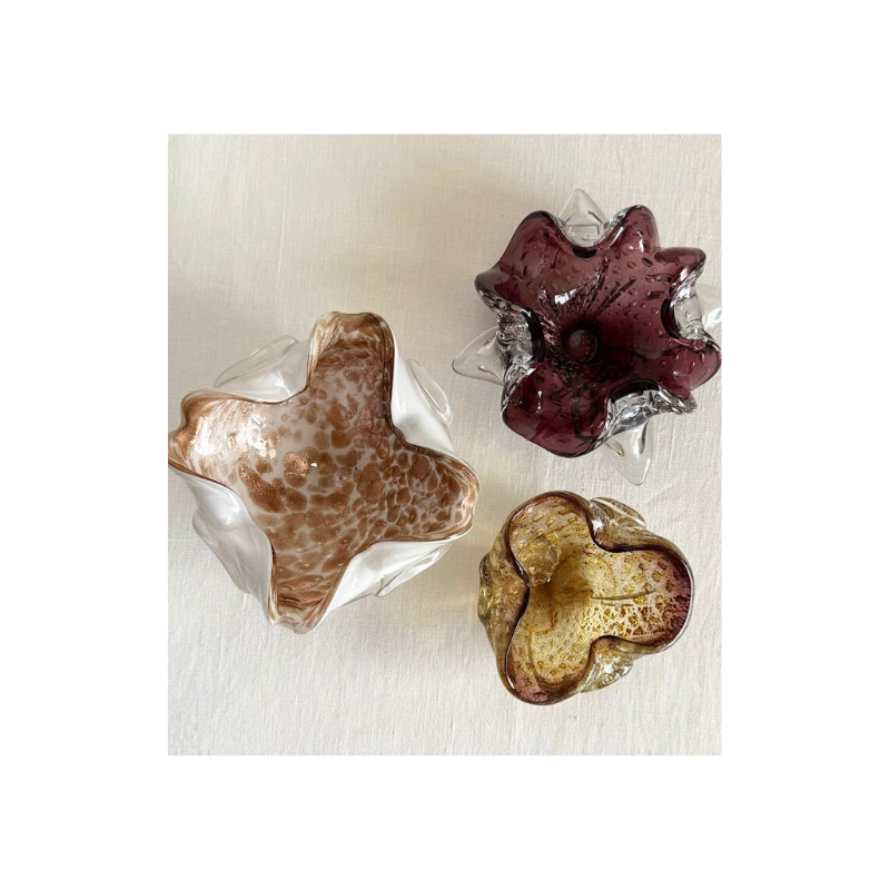 Small Gold Murano Bowl