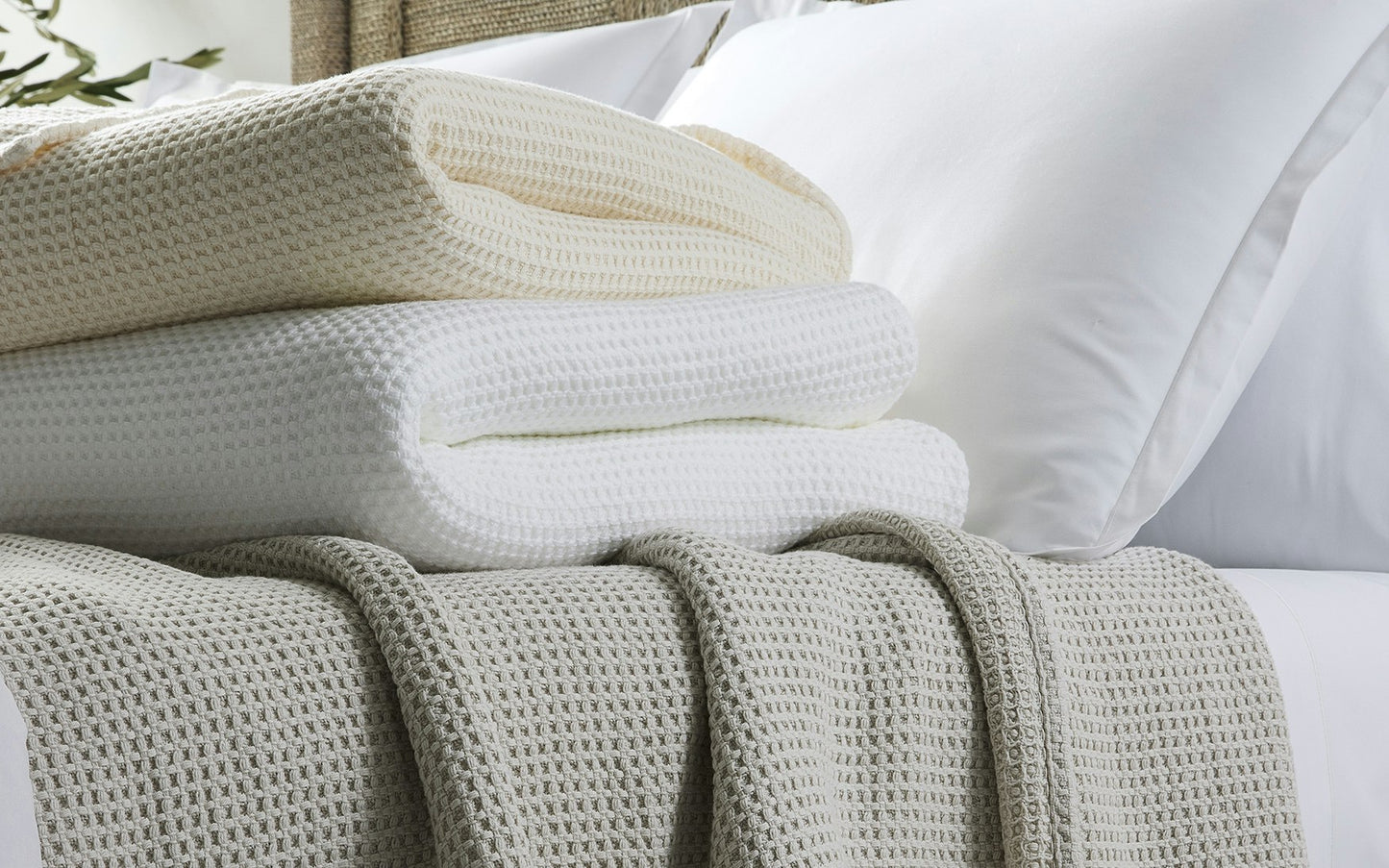 Chatham King Blanket - Ivory