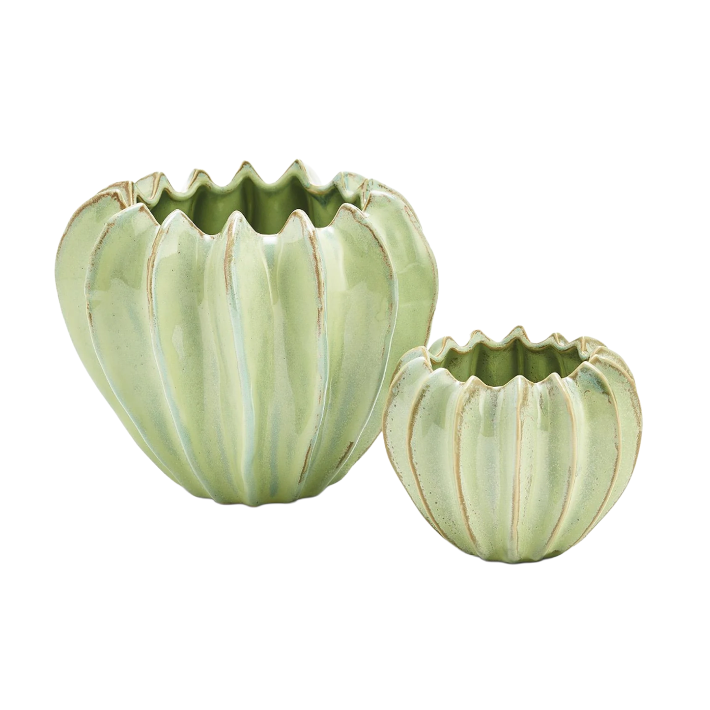 Celadon Gourd Vases