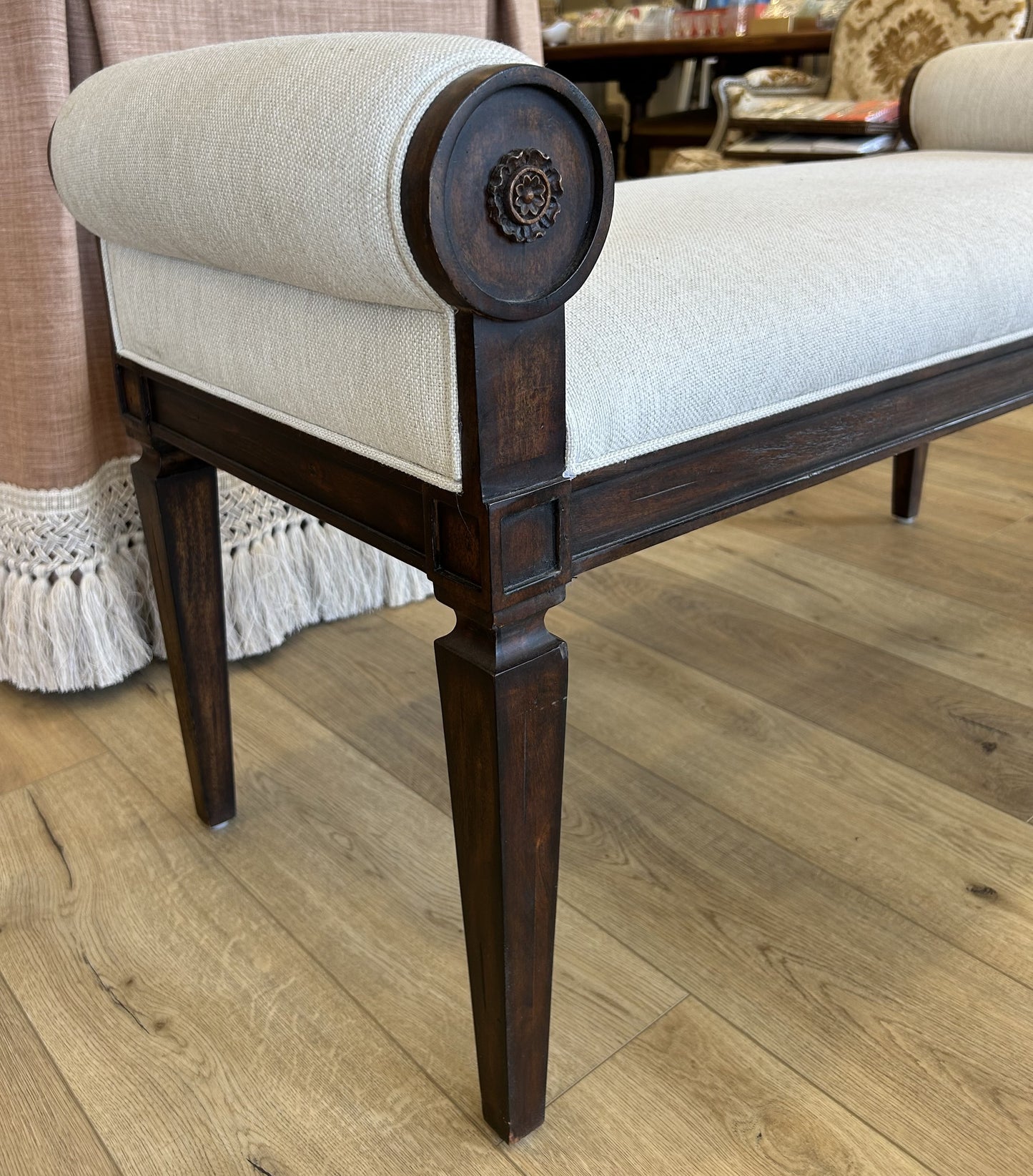 Regency Mahogany Bench