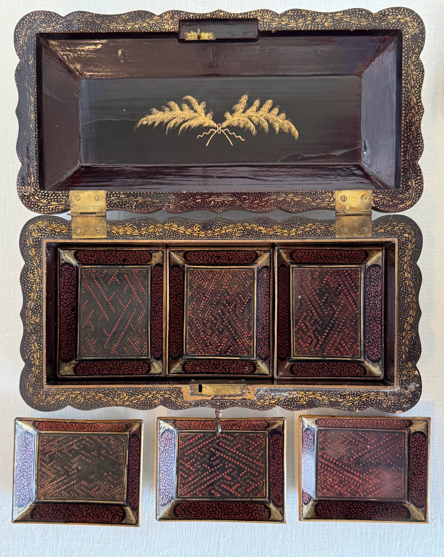 19th C. Chinese Game Box