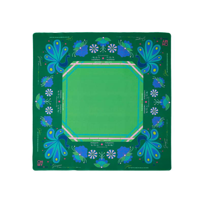 Birdie Green Mat - Mahjong