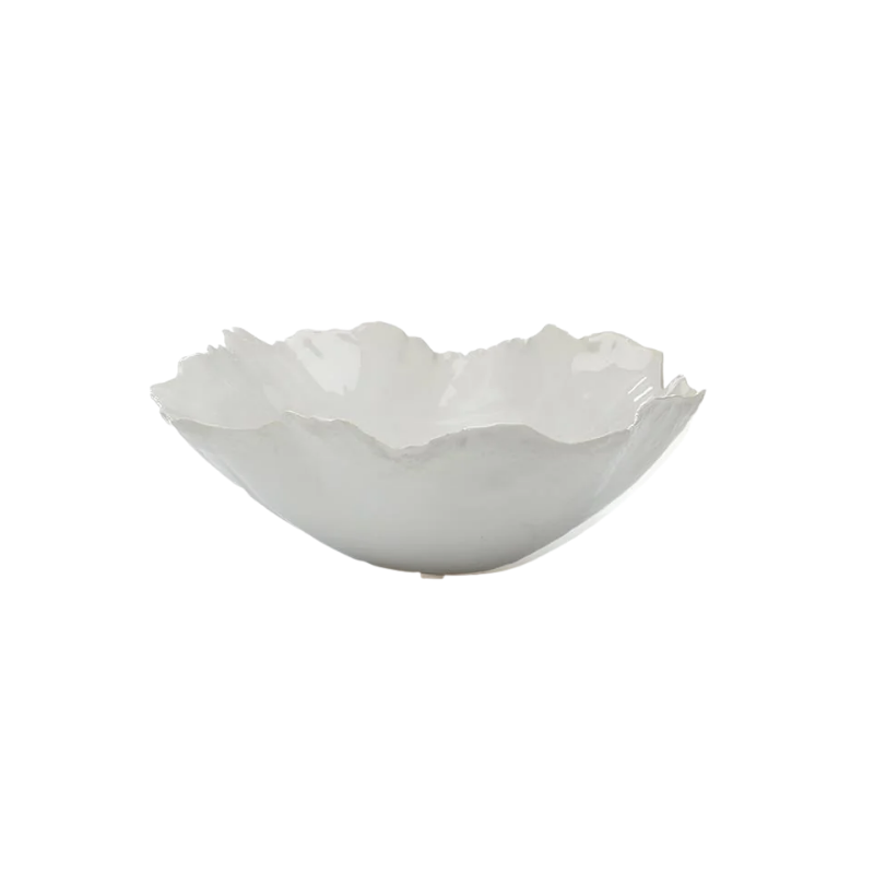 White Freeform Bowl, Small