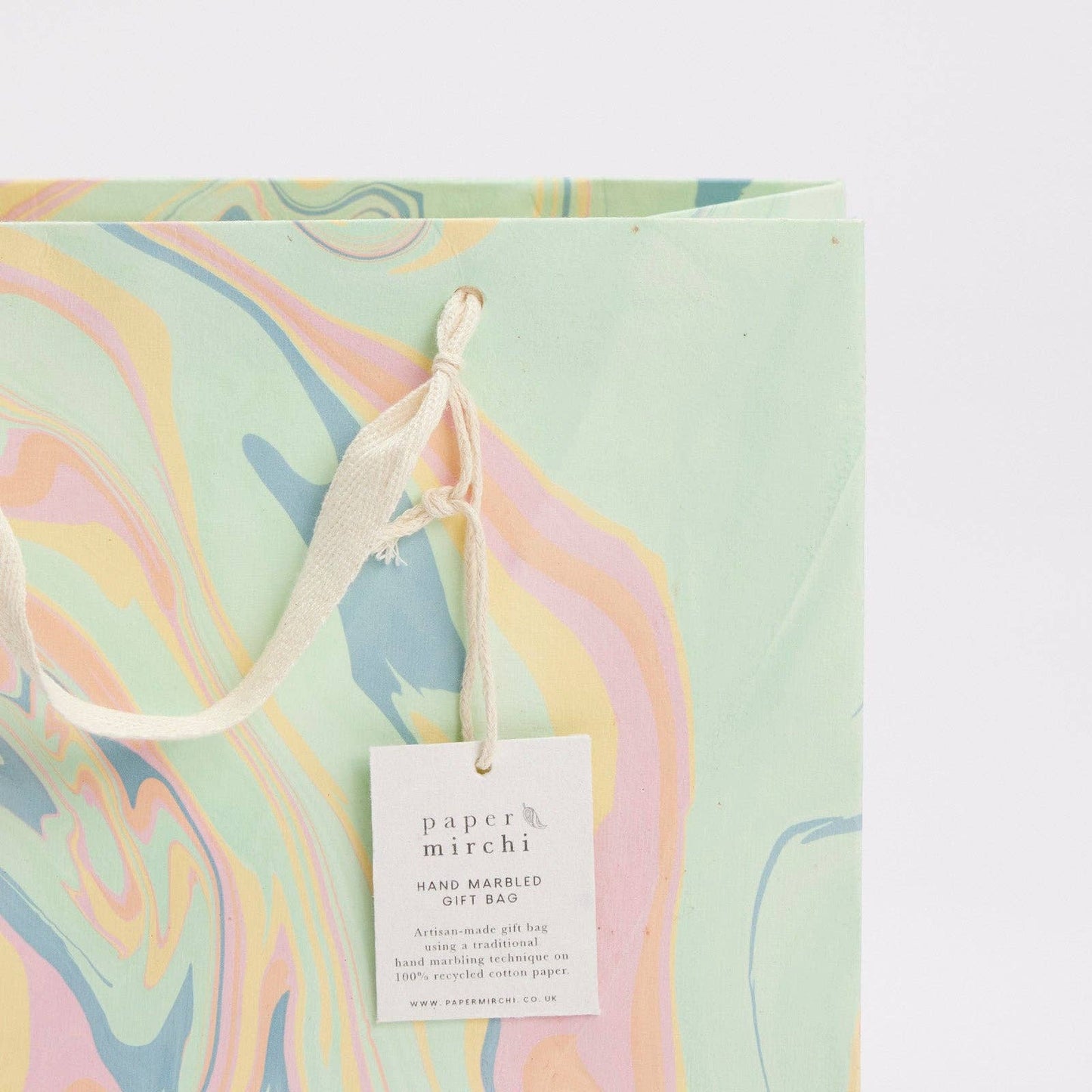 Hand Marbled Gift Bags - Medium