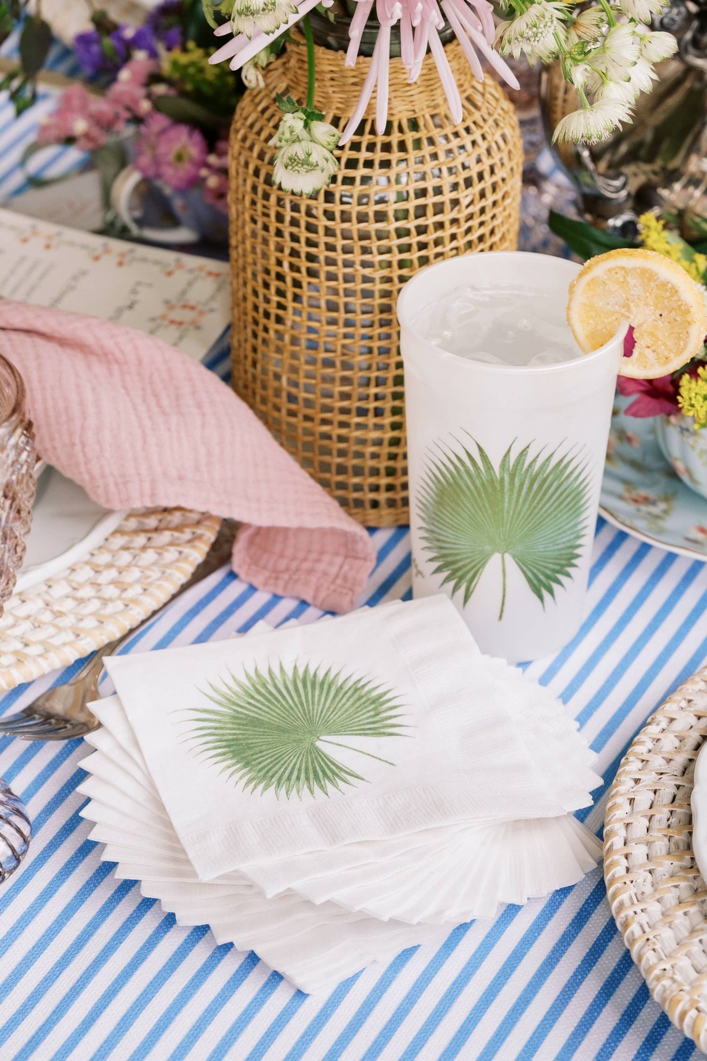 Palm Pearlized Cups