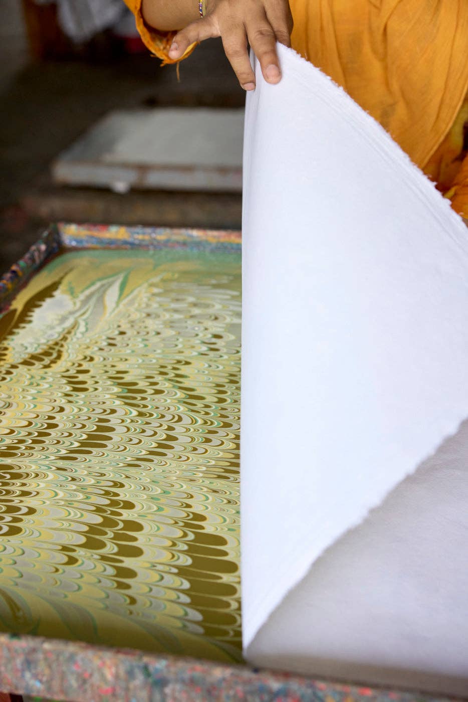 Hand Marbled Gift Bags (Small) - Bouquet