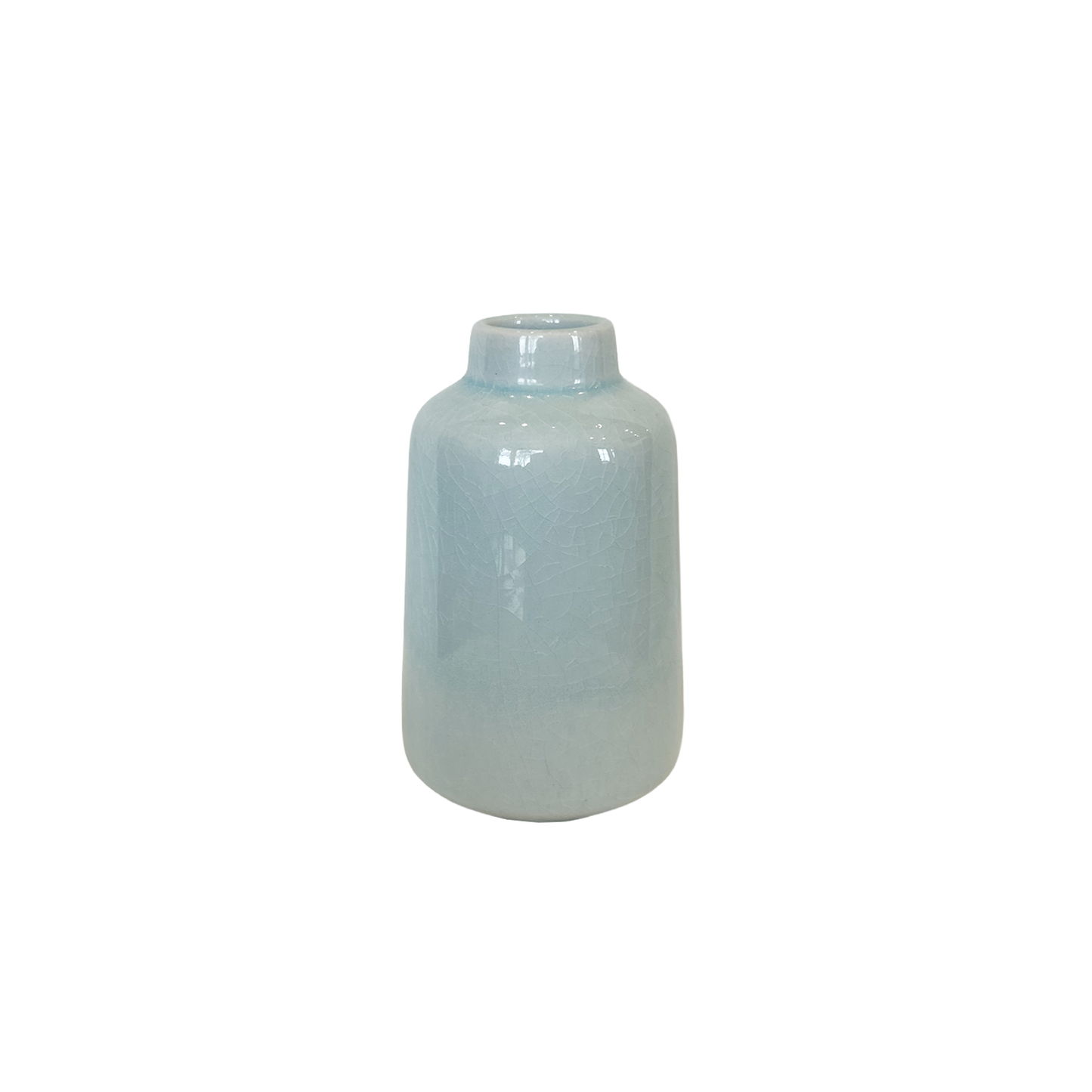 Celadon Crackle Bud Vase