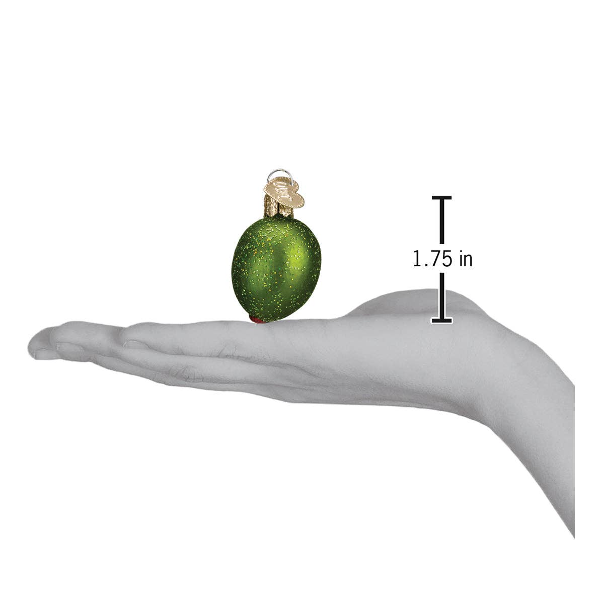 Stuffed Green Olive Mini Ornament