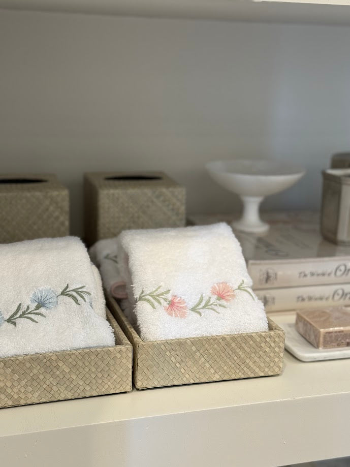 Daphne Guest Towel Set/2 - Bluebell