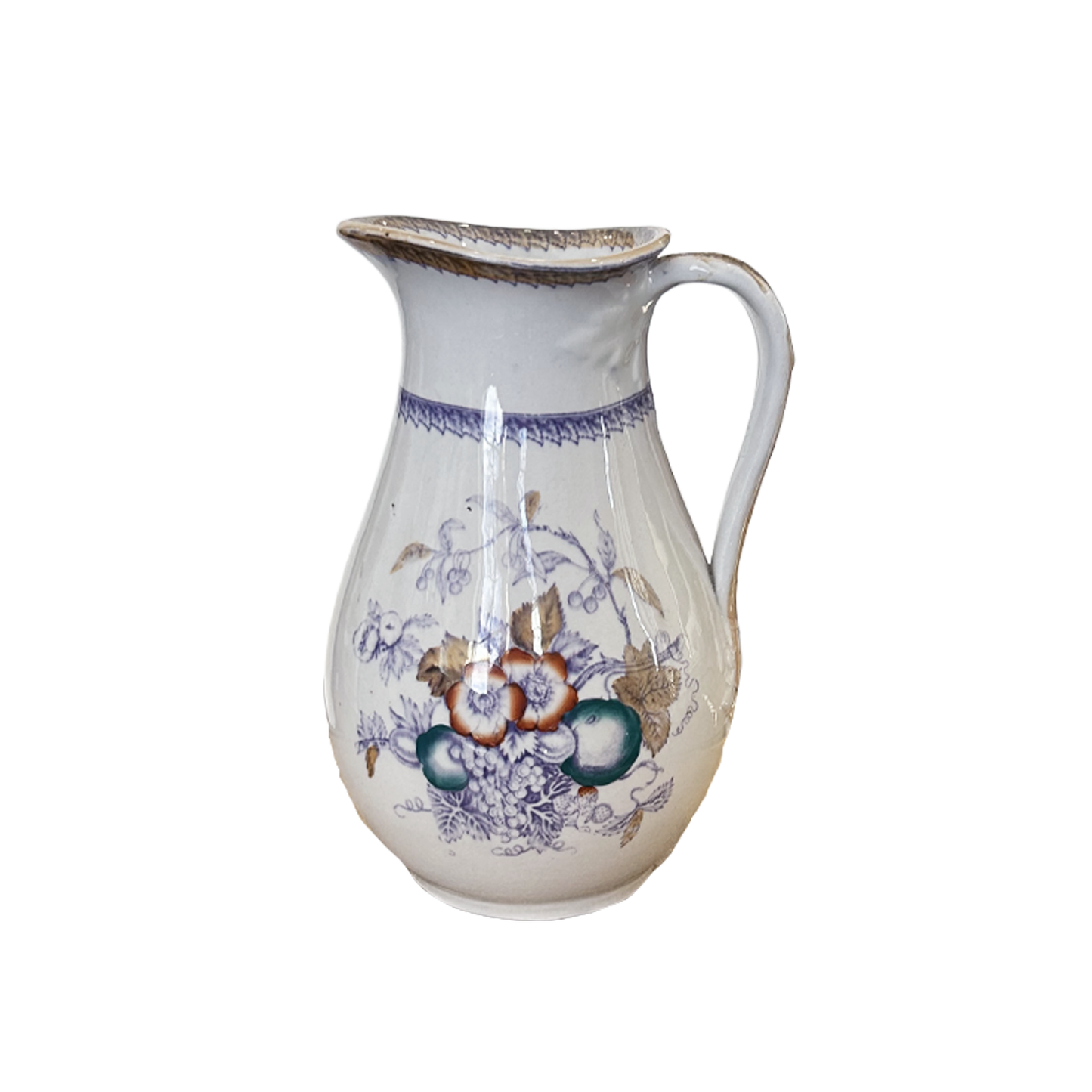 Floral Porcelain Pitcher