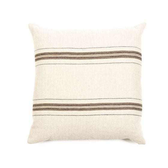 Linen Striped Pillow Cover
