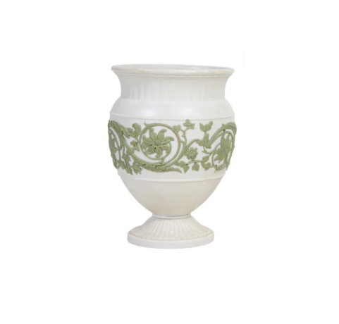 Wedgewood Small Cachepot - White/Green