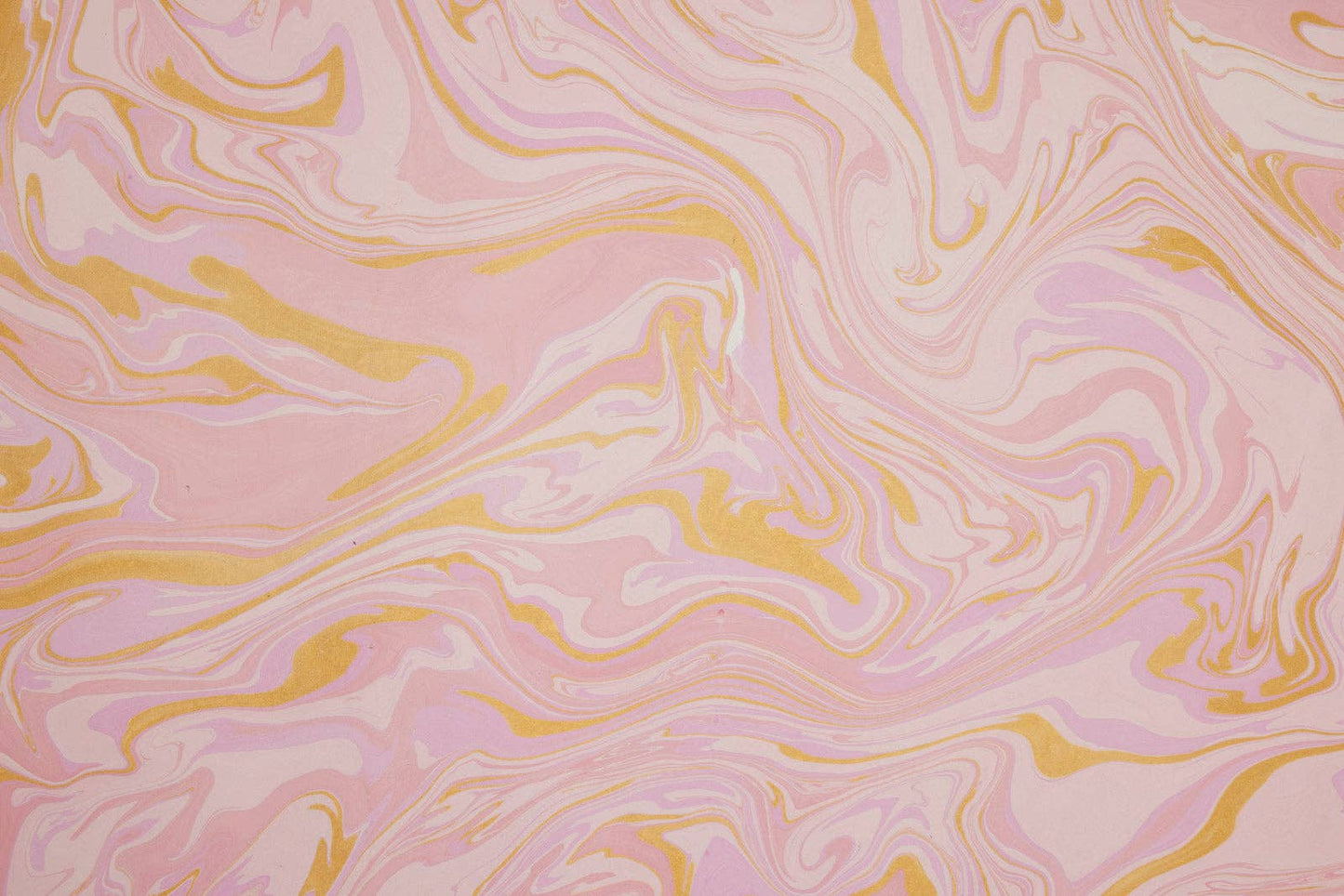 Hand Marbled Wrapping Paper Sheets S/2 - Free Spirit Marshmallow