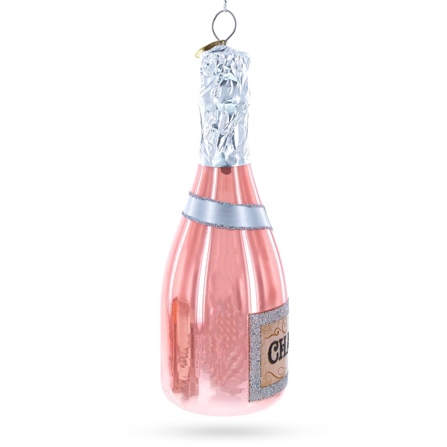 Pink Champagne Ornament