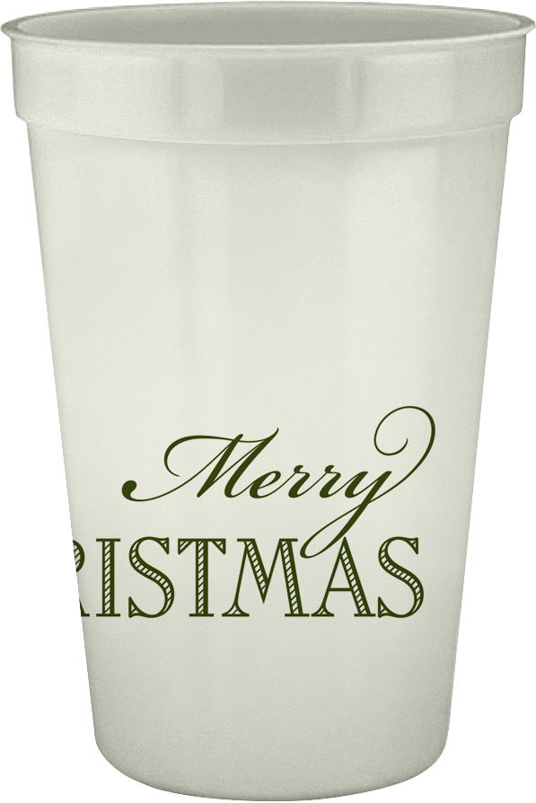 Christmas Gator Pearlized Cups
