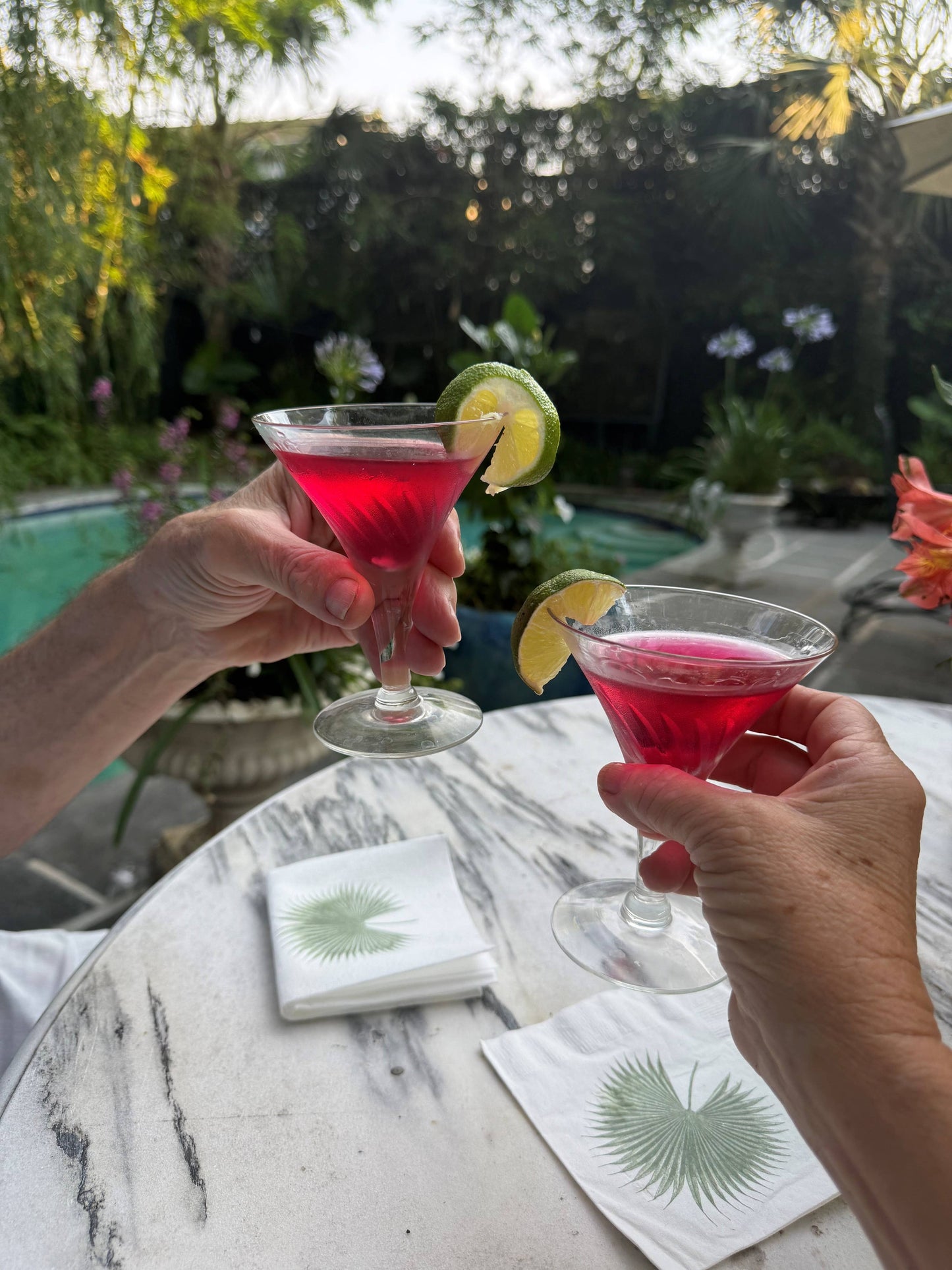 Palm Beverage Napkins