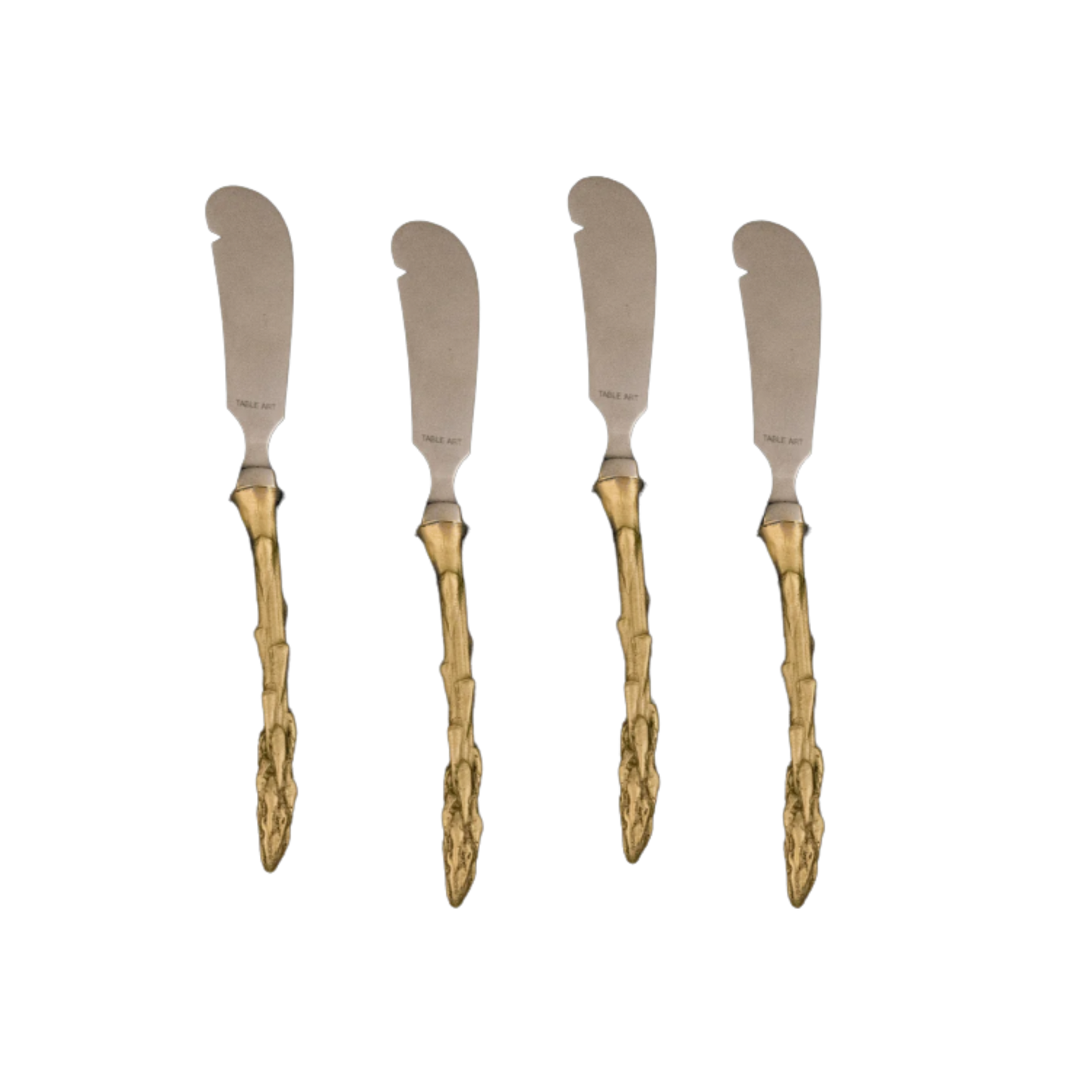 Asparagus Spreaders - Set/4, Gold