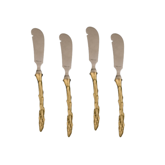 Asparagus Spreaders - Set/4, Gold