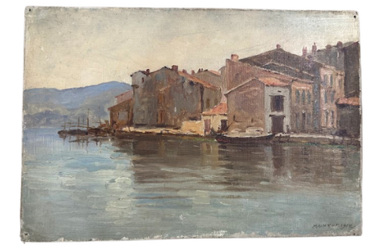 French Oil on Canvas