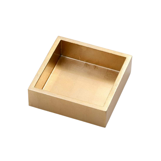 Cocktail Napkin Holder - Gold Leaf Lacquer