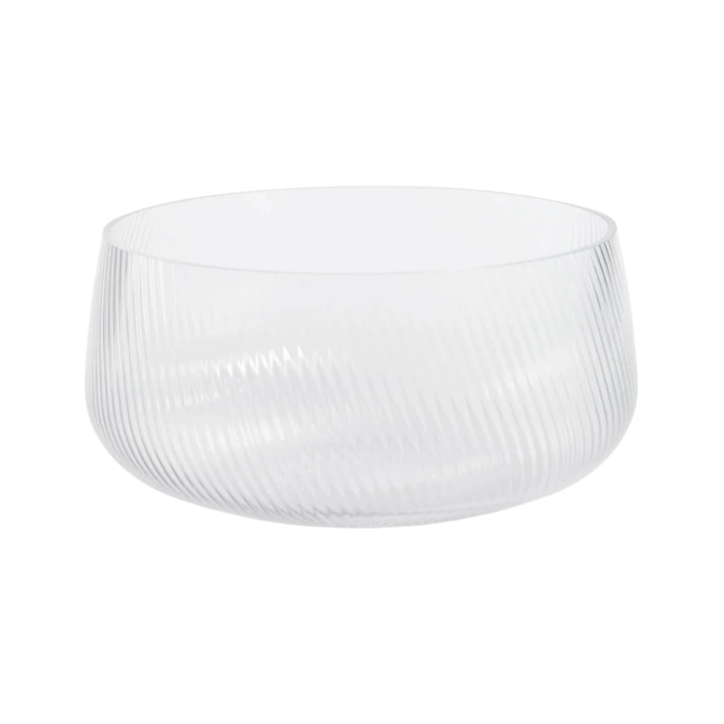 Connaught Rippled Glass Bowl, 6.25
