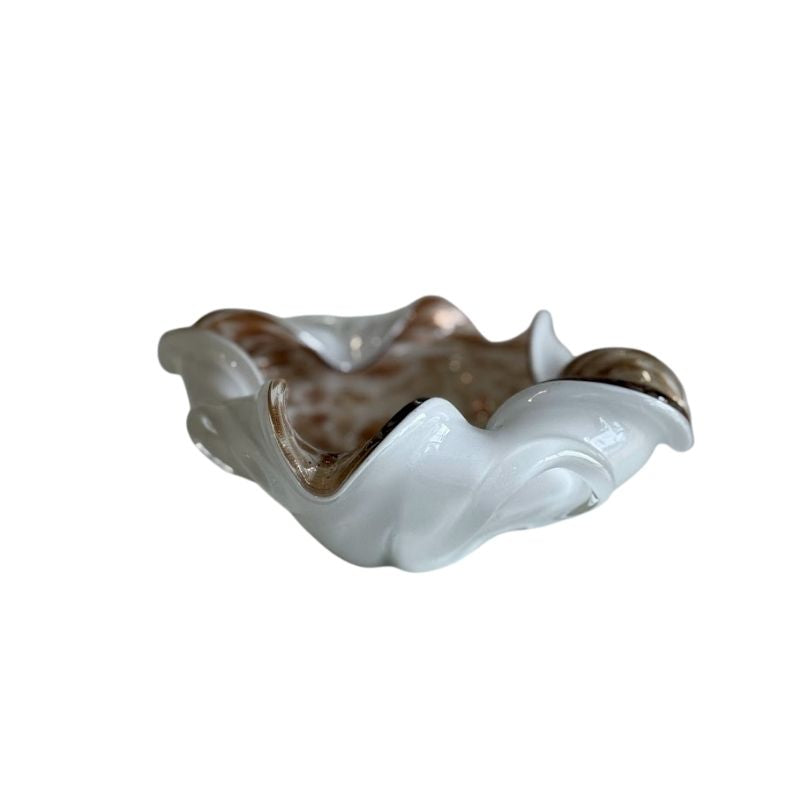 Milky Glitter Murano Bowl