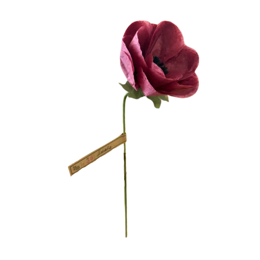 Anemone Stem - Burgundy
