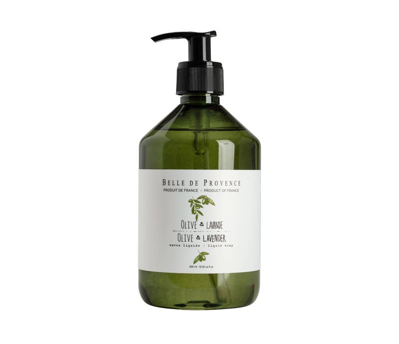 Belle De Provence | Liquid Soap: Olive & Cucumber-Basil / 500ML