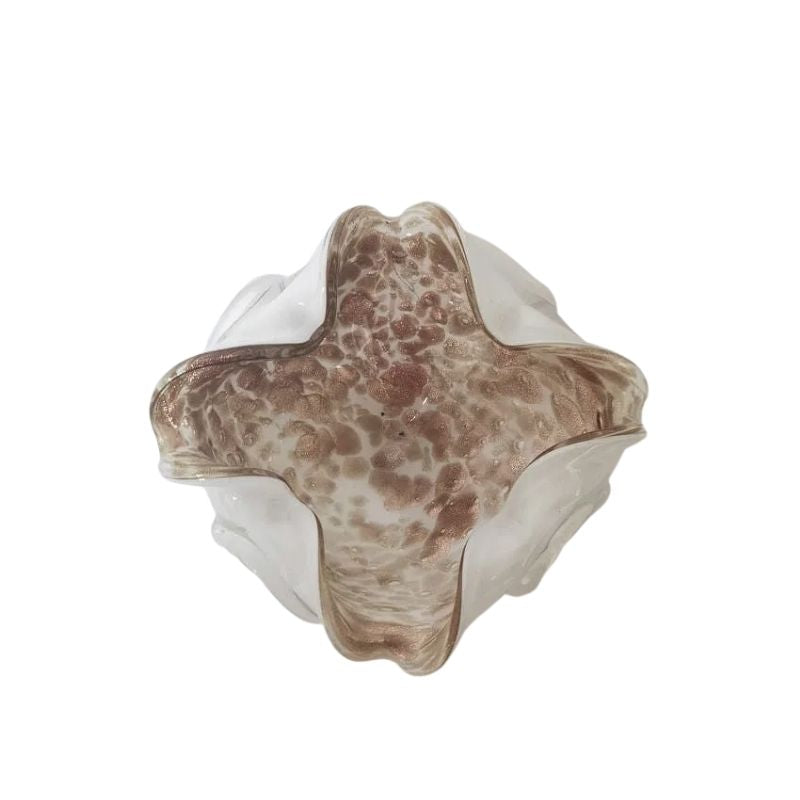 Milky Glitter Murano Bowl