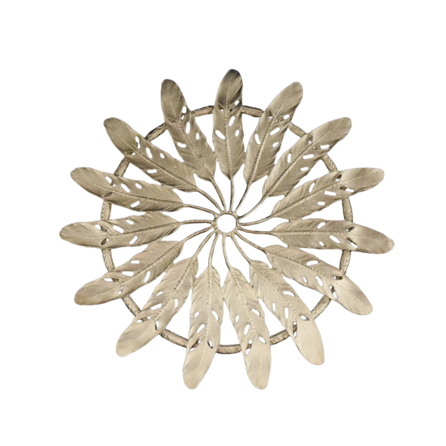 Feather Trivet - Silver