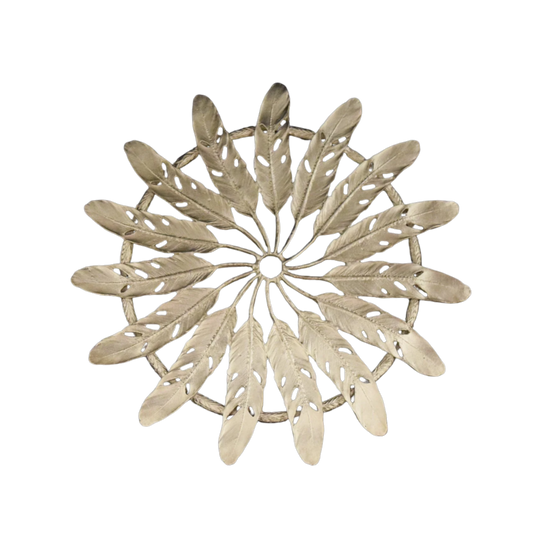 Feather Trivet - Silver