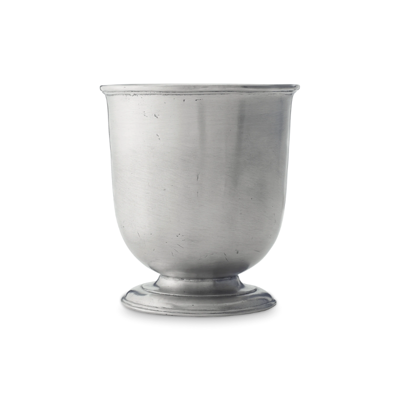 Pewter Low Footed Goblet