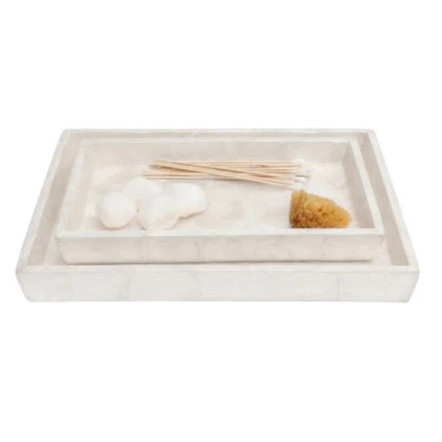 Andria Nested Tray, Pearlized - Small