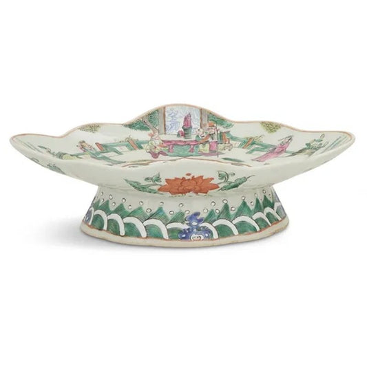 Chinese Export Tongzhi Porcelain Scalloped Bowl