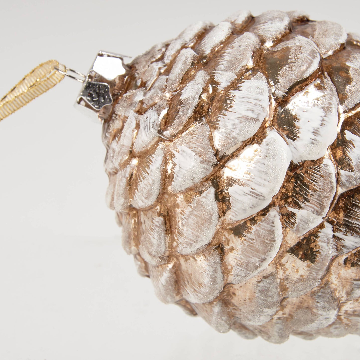 Snowy Pinecone Ornament