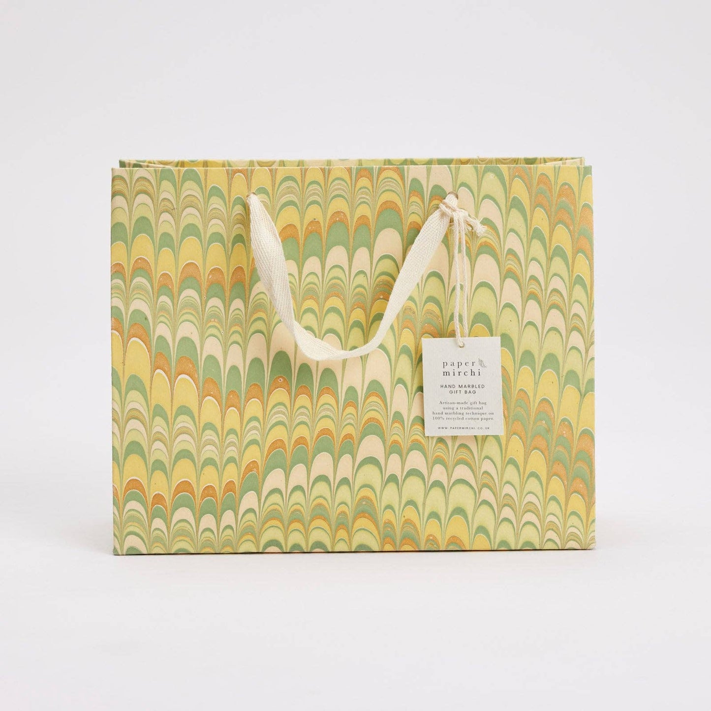 Hand Marbled Gift Bags (Medium) - Bouquet