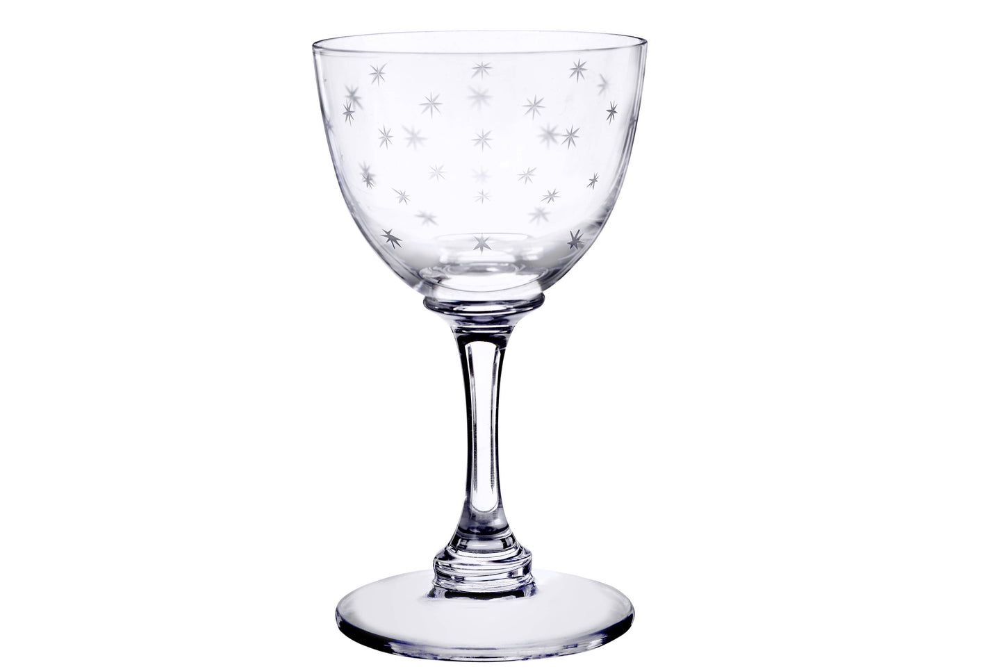 Crystal Liqueur Glasses with Stars Design: 6