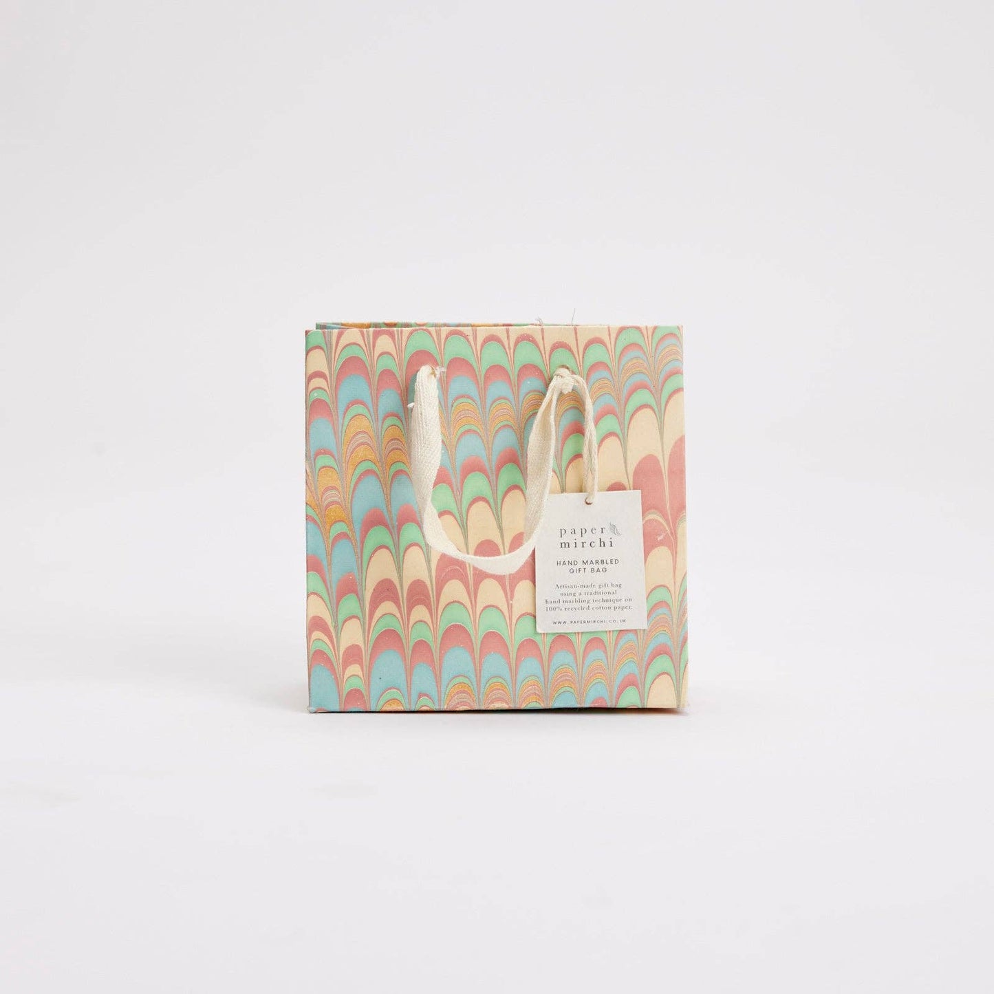 Hand Marbled Gift Bags (Small) - Bouquet