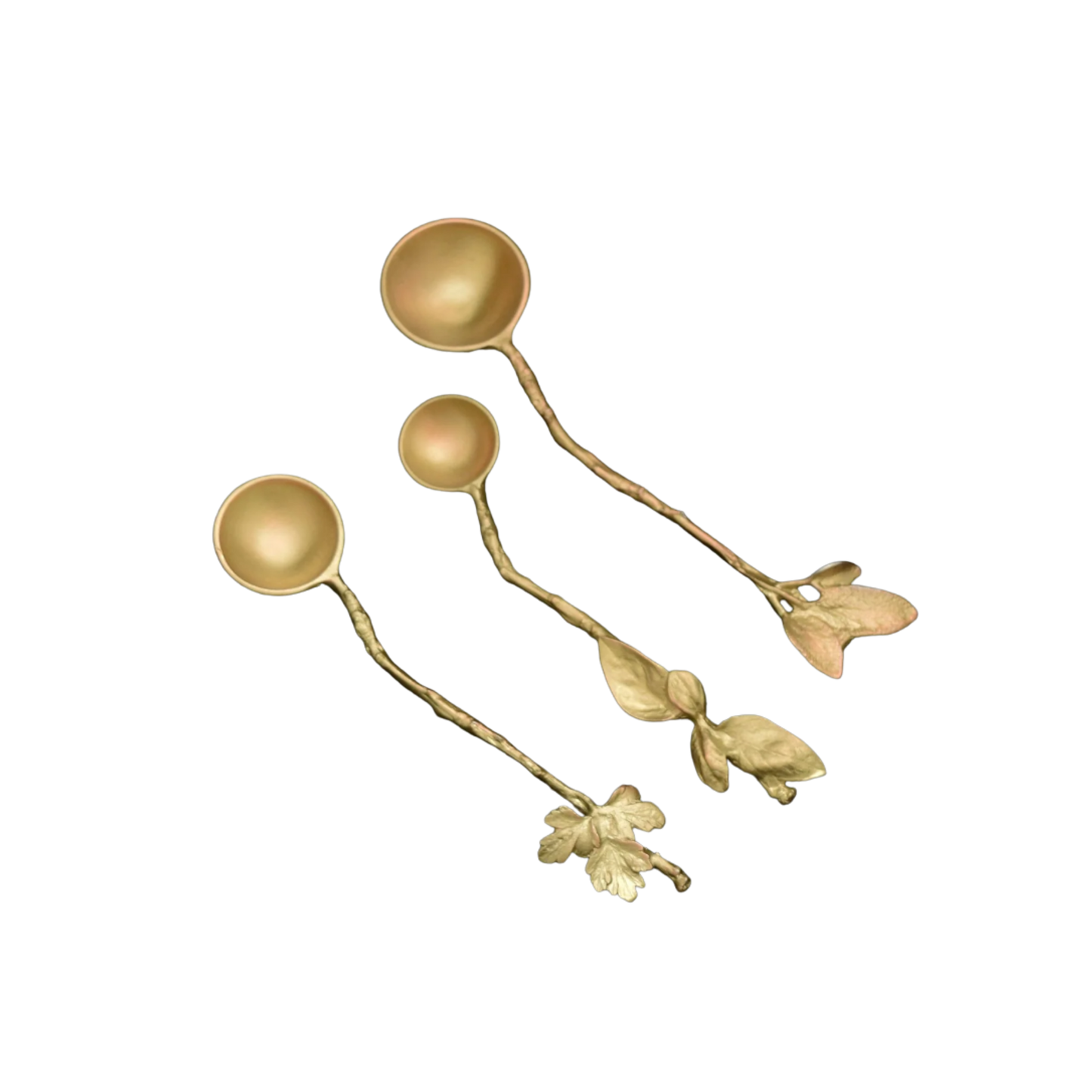 Herb Nesting Spoons - Set/3, Gold