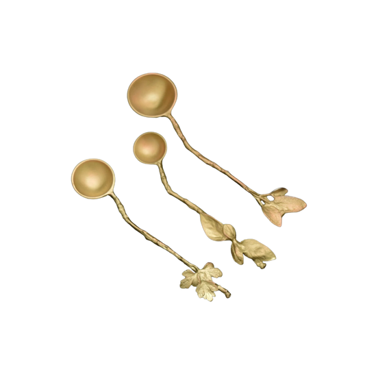 Herb Nesting Spoons - Set/3, Gold