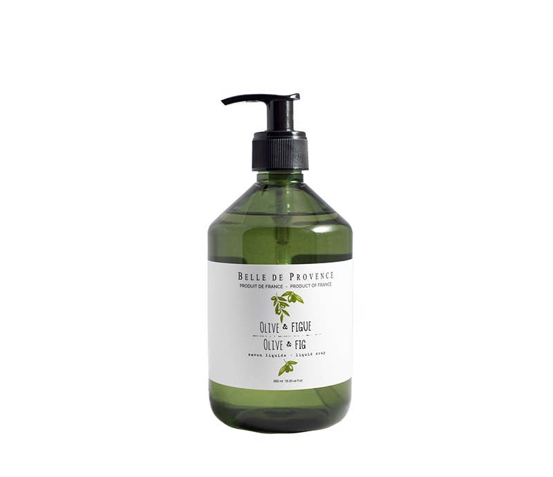 Belle De Provence | Liquid Soap: Olive & Cucumber-Basil / 500ML