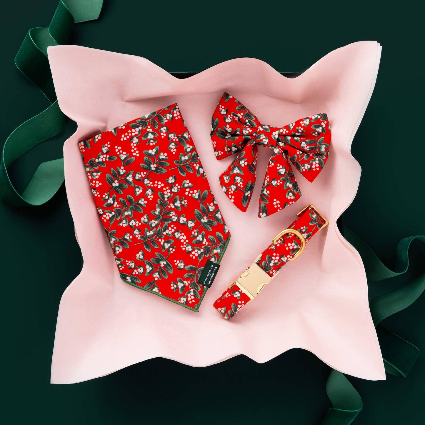 Mistletoe Dog Collar - Small