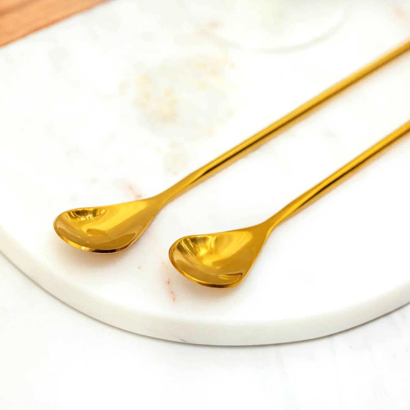 Bar Spoons S/2 - Gold