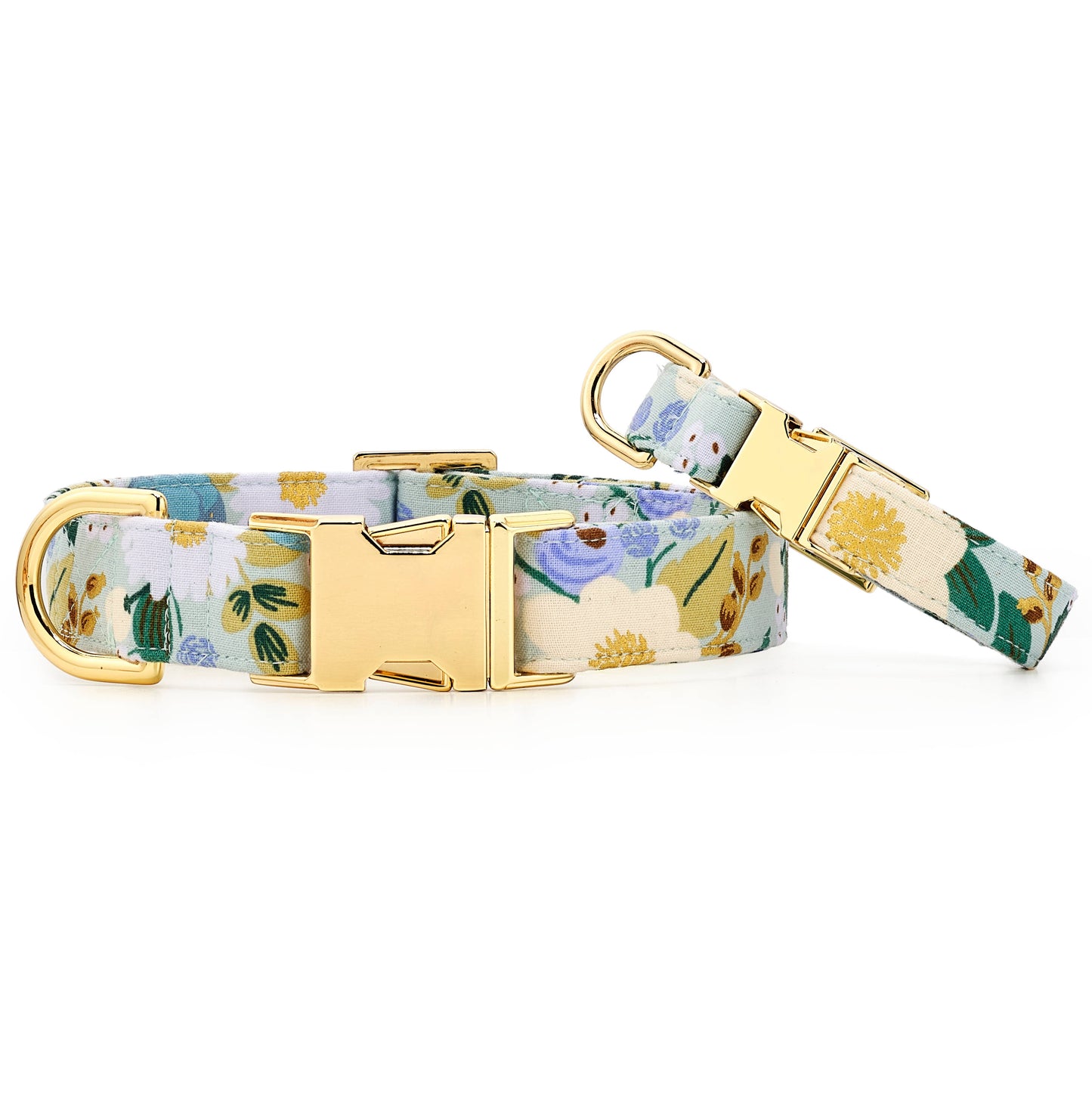 Vintage Blossom Spring Dog Collar - Medium