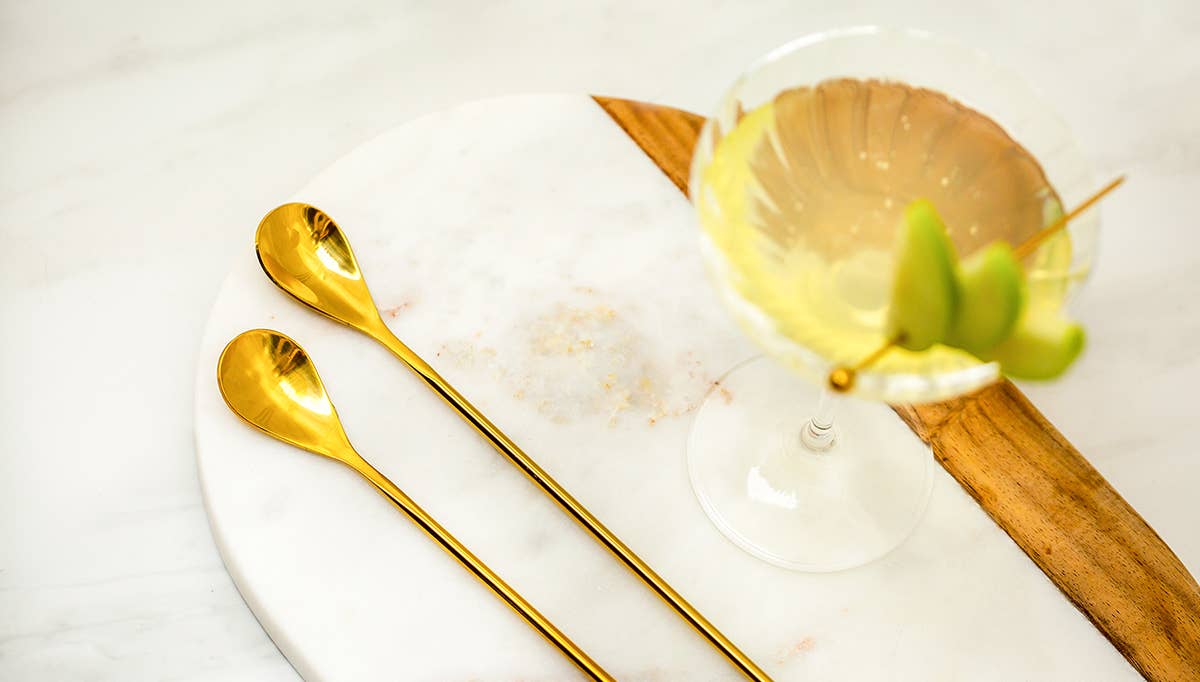 Bar Spoons S/2 - Gold