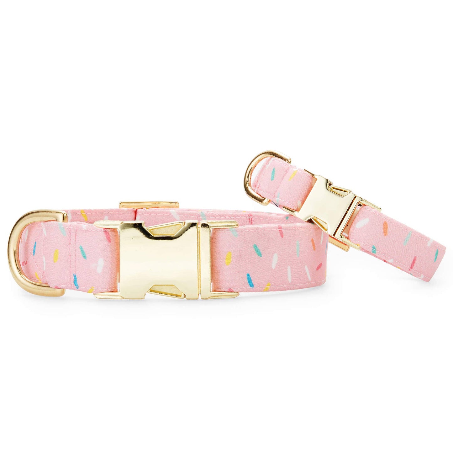 Pink Sprinkles Dog Collar - Medium