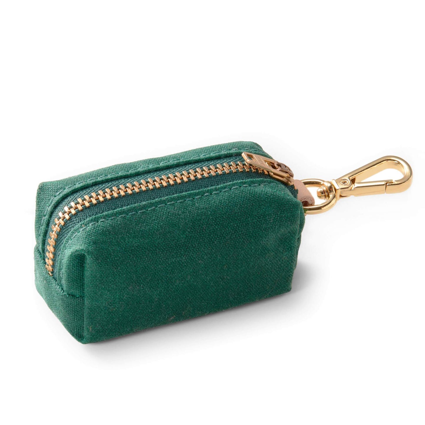 Waxed Canvas Bag Dispenser - Evergreen
