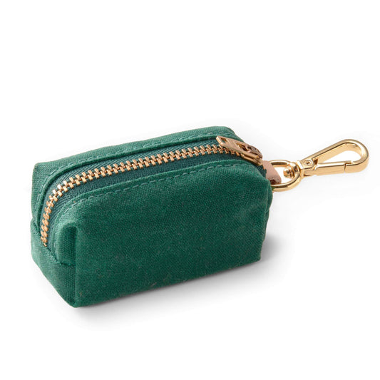 Waxed Canvas Bag Dispenser - Evergreen