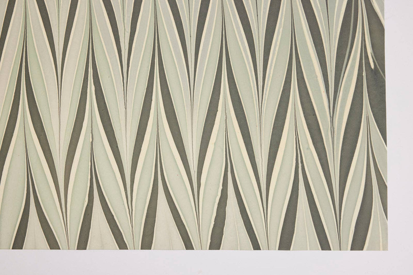 Hand Marbled Wrapping Paper Sheets S/2 - Candy Stripes Stormy Night